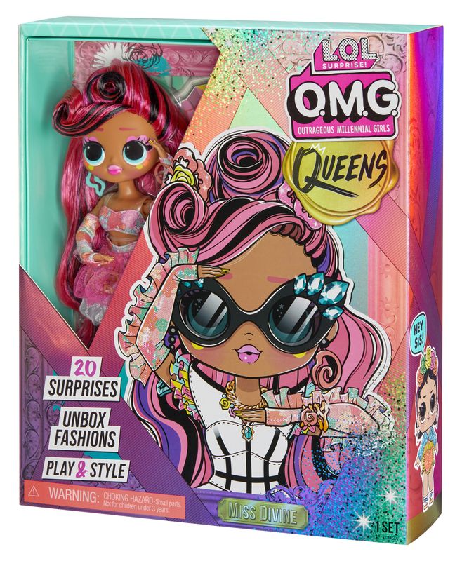 Hot! LOL Surprise O.M.G. Queens Doll - Miss Divine