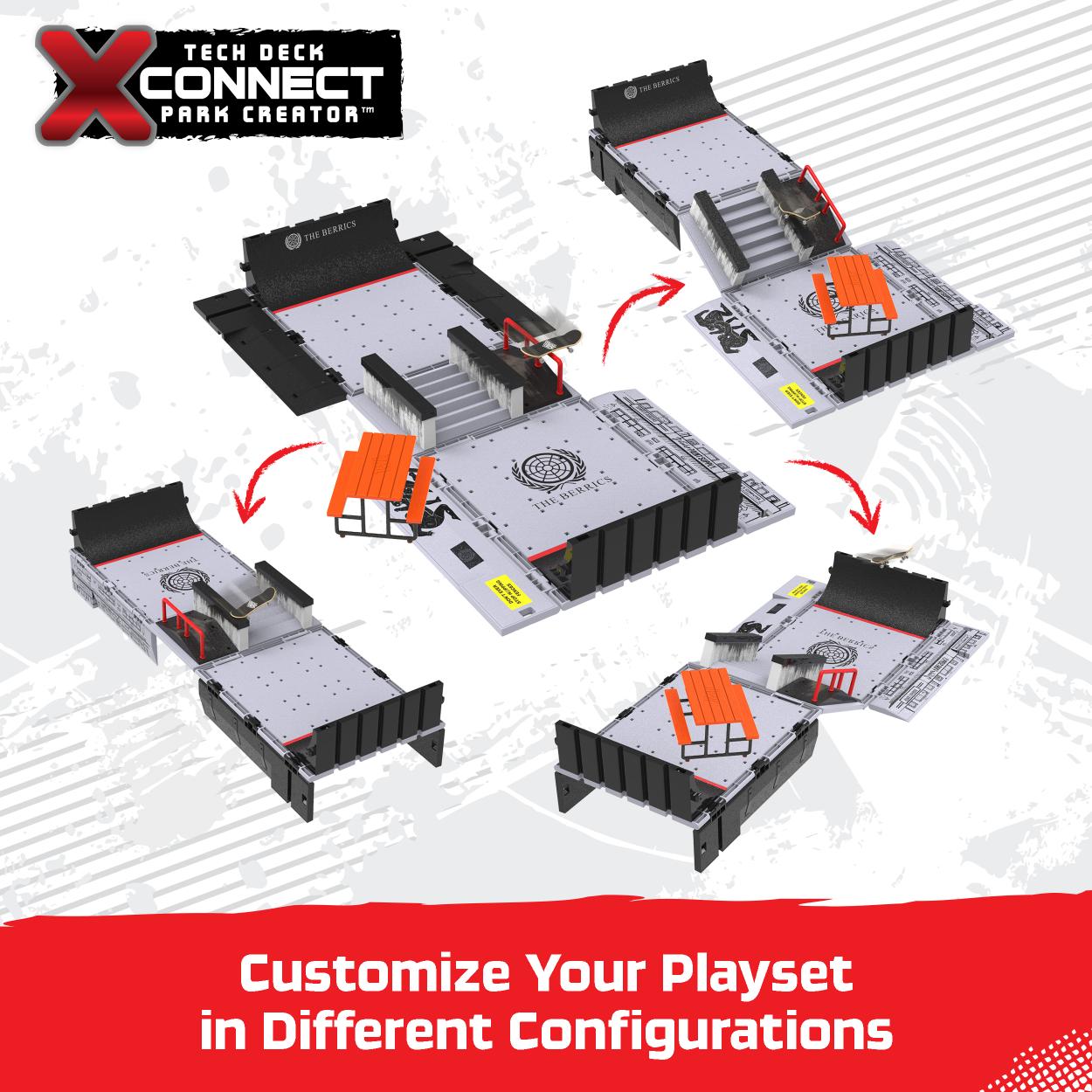 Tech Deck The Berrics Transforming Skate Park Set - Ideal for Collectors and Skate Enthusiasts