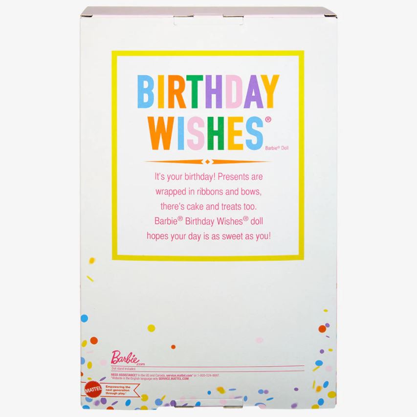 Barbie Signature Sweet Birthday Wishes Fashion Doll