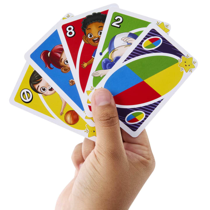 Hot Sale! UNO Junior Move Card Game for Kids and Families Aged 3+