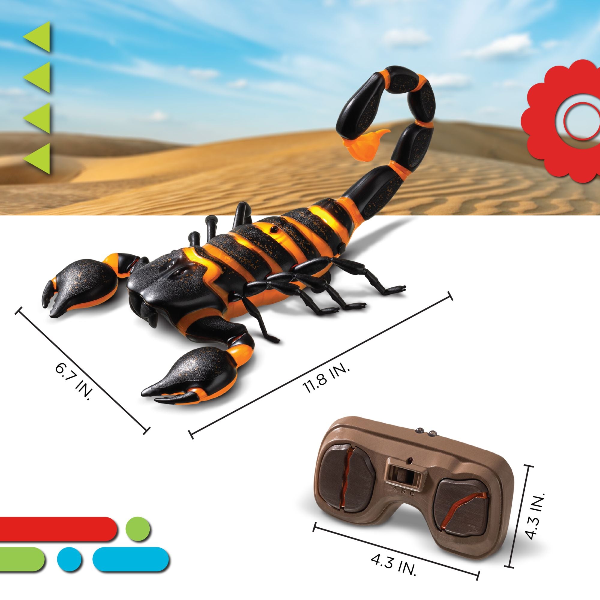 Discovery Kids Lifelike Glowing Remote - Control Scorpion Toy for Kids