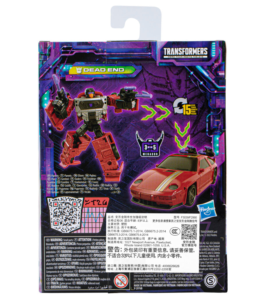 Transformers Generations Legacy Deluxe - Stylish Dead End Robot Toy
