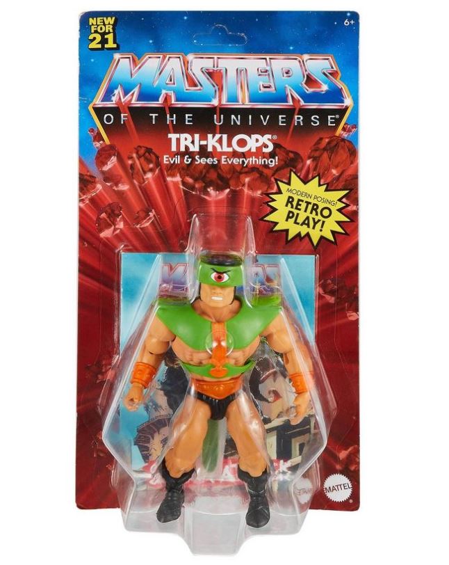 Masters Of The Universe Origins 5.5-Inch Highly Poseable Tri-Klops Action Figure