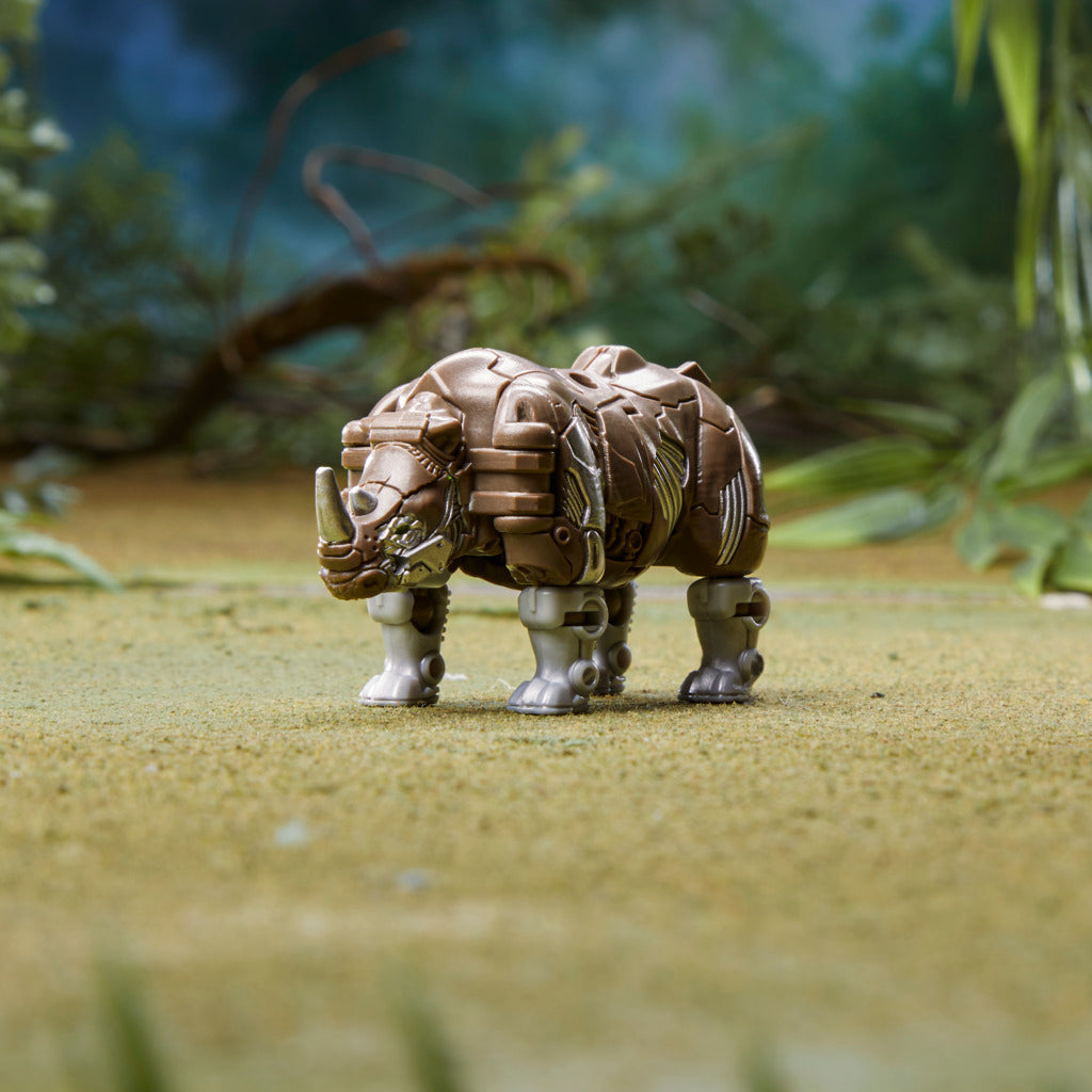 Transformers Rise of the Beasts - 3-Inch Beast Battle Masters Rhinox Toy