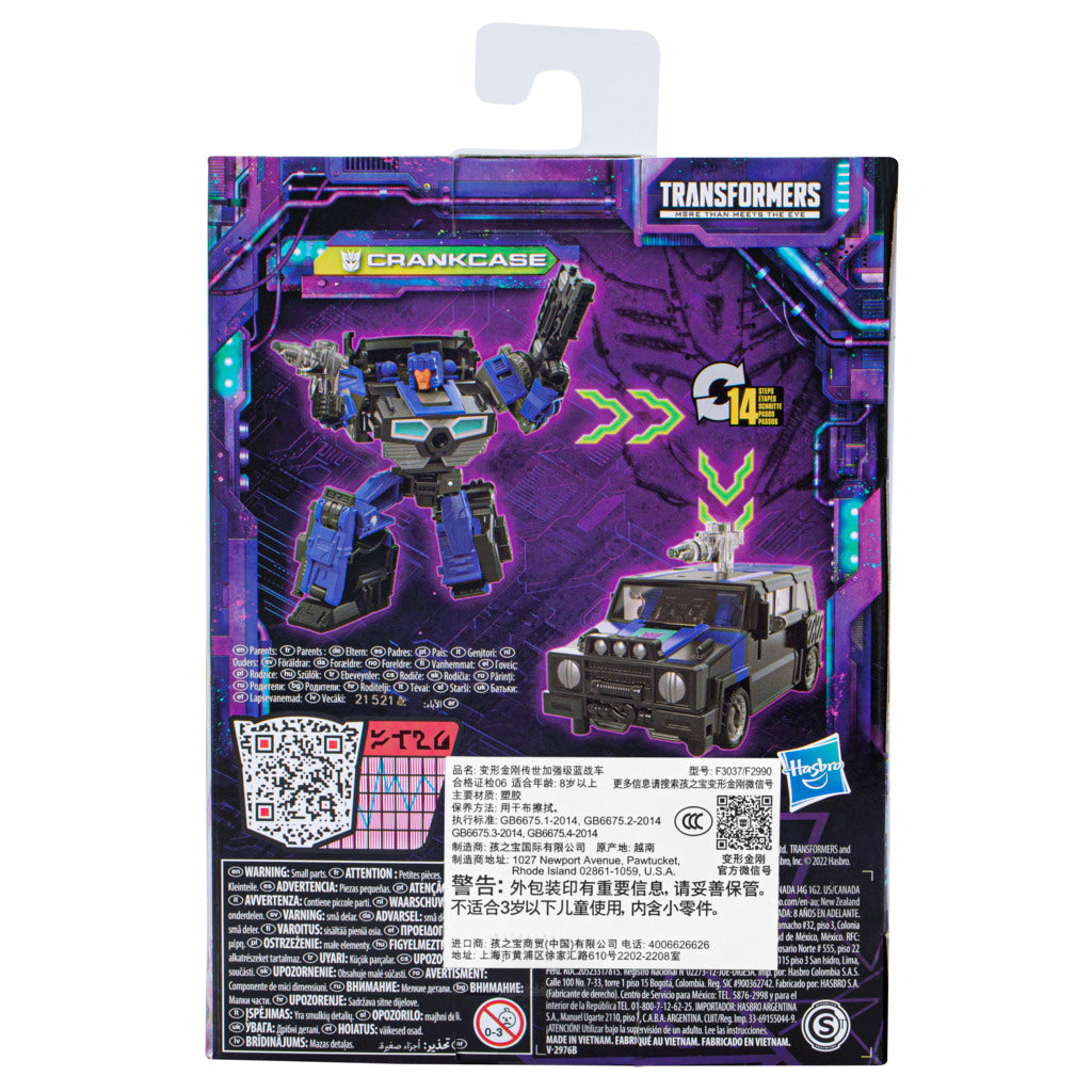 Transformers Generations Legacy Deluxe - Awesome Crankcase Robot Toy