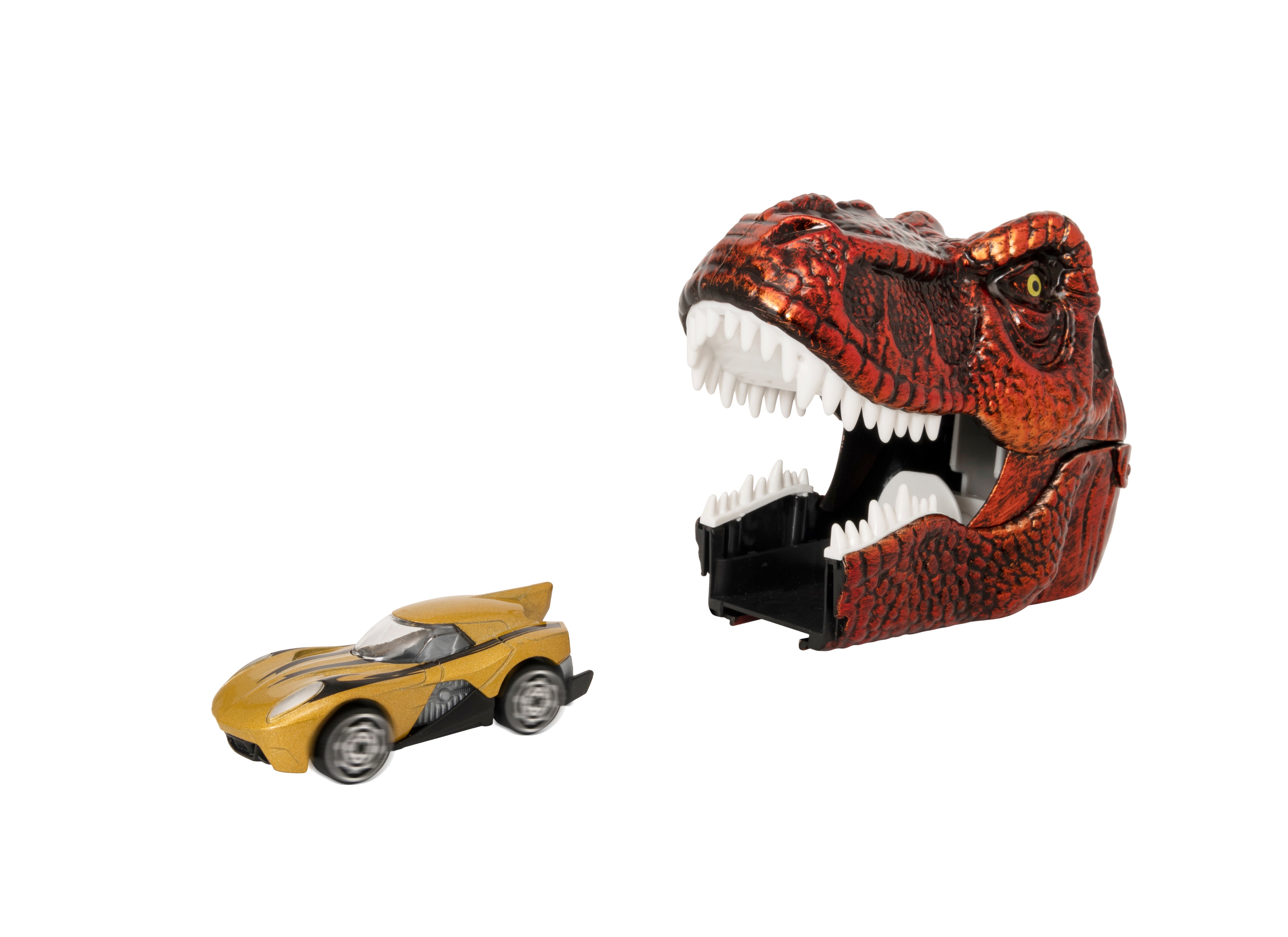 Hot Sale! Teamsterz Dinosaur Car Launcher with Assorted Die - cast Vehicles
