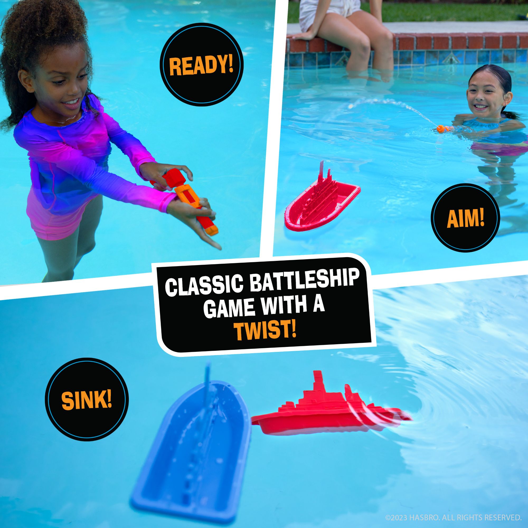 WowWee Splash Battleship Game - Perfect Outdoor Water Game for Summer Fun