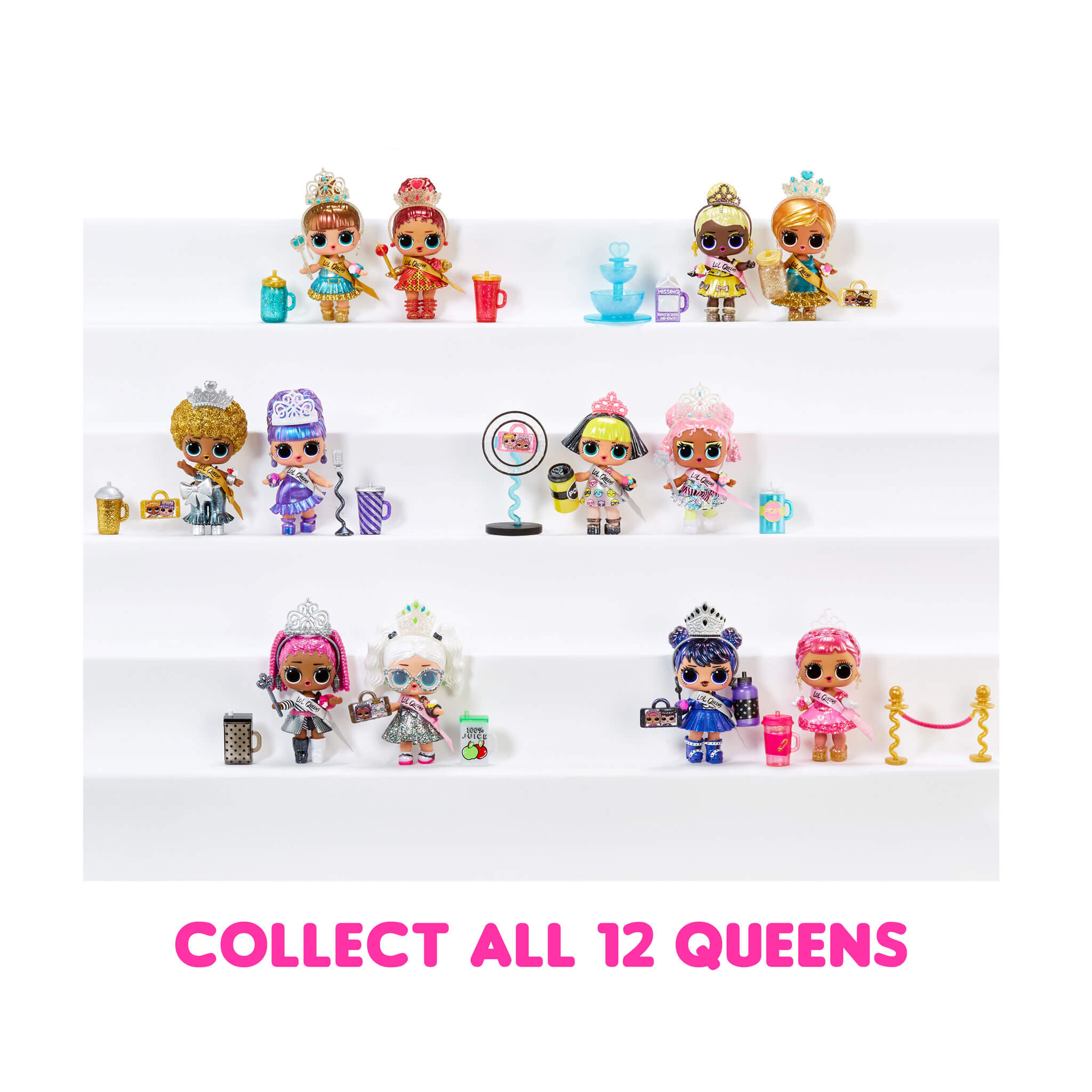 Hot Sale! Assorted Styles of LOL Surprise Collectible Queens Dolls