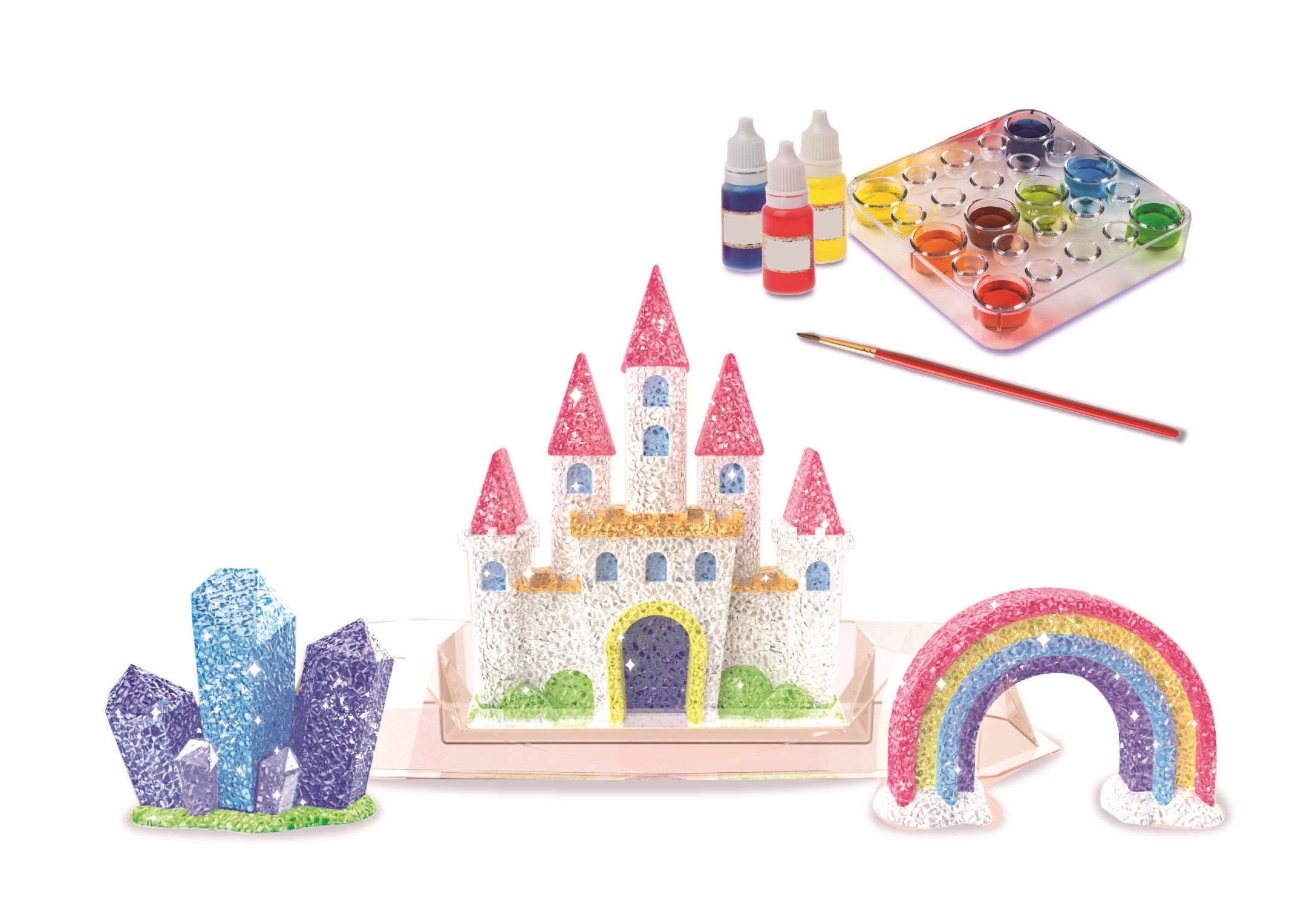 Exclusive DIY Crystal Growing Castle Kit for Creative Art Lovers