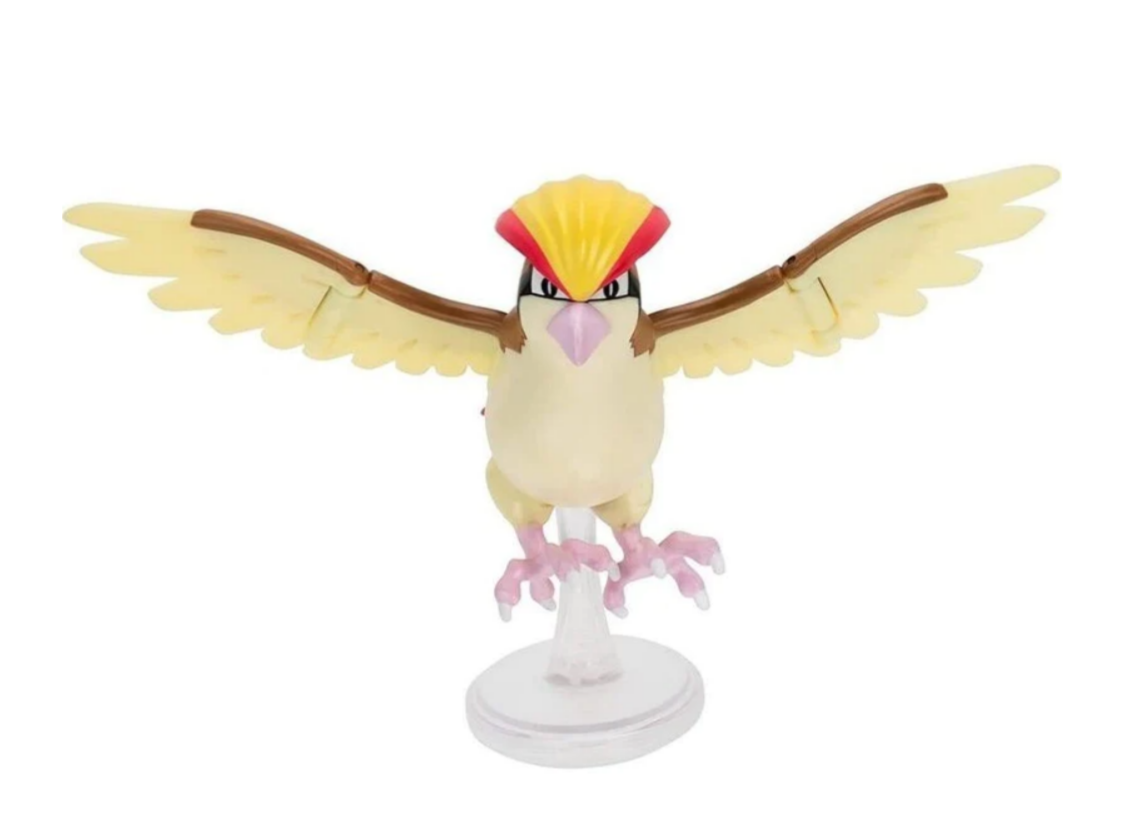 4.5 - inch Authentic Pokemon Battle Feature Figure - Pidgeot