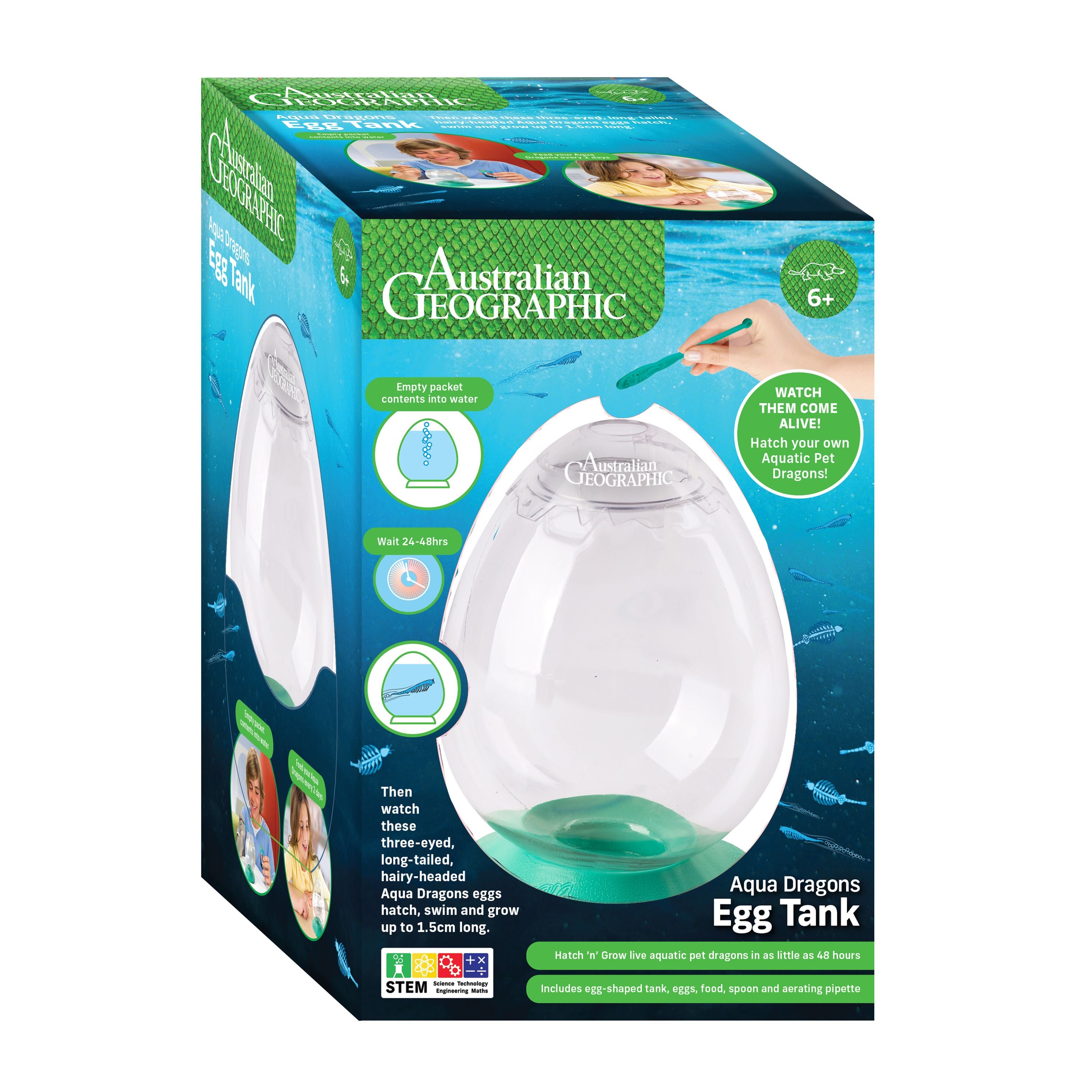 Australian Geographic Aqua Dragons Hatching Egg Tank Kit