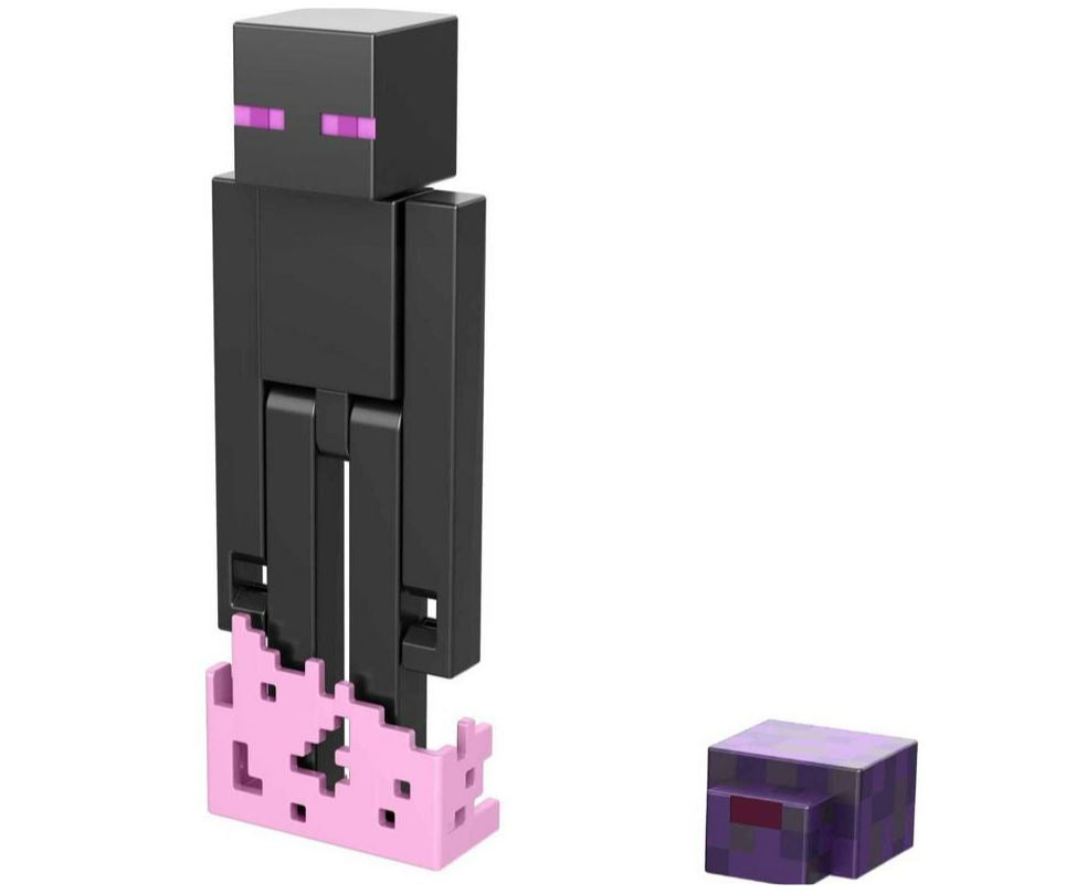 Hot Sale! 3.25 - inch Scale Minecraft Build - A - Portal Enderman Action Figure