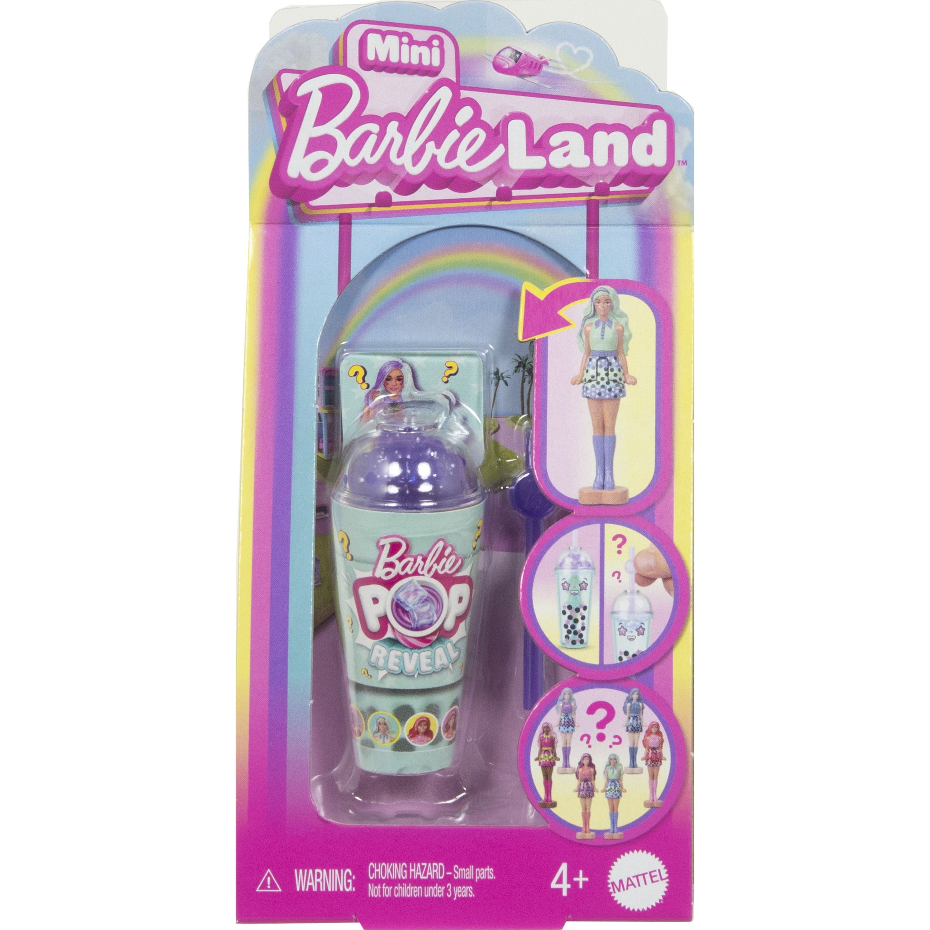 Hot! Barbie Mini BarbieLand Pop Reveal Dolls
