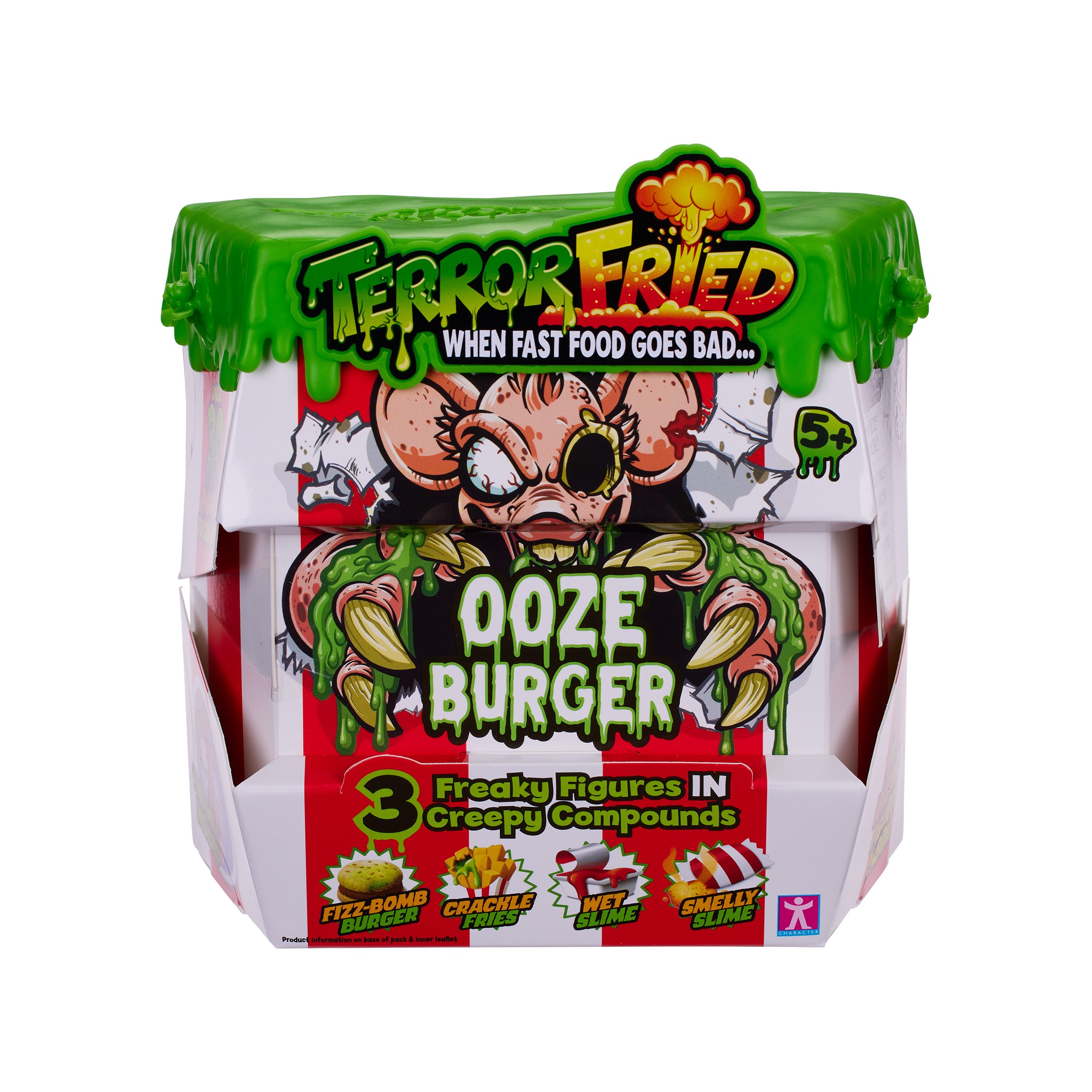 Spooky Terror - Fried Ooze Burger with Surprise Elements