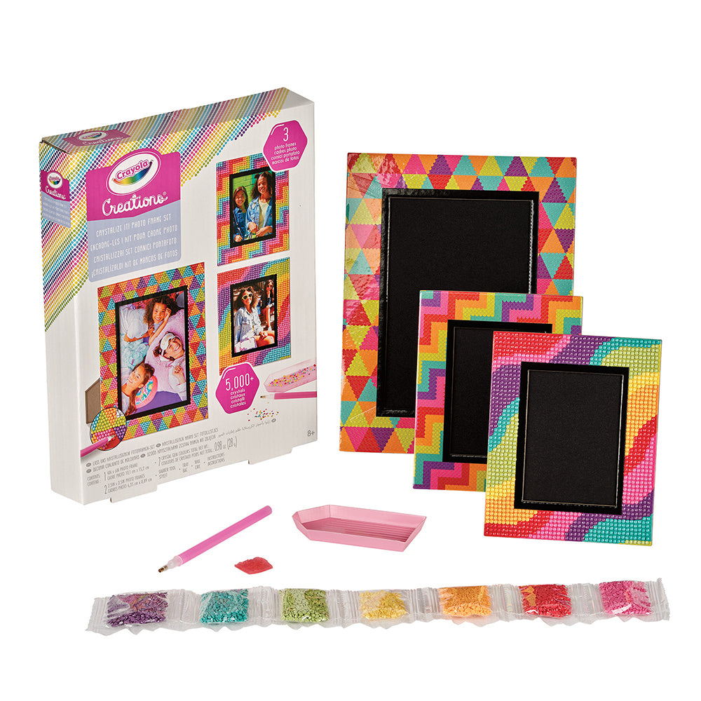 Hot Sale! Crayola Creations Crystal Embellishment Photo Frame Kit for Creative Kids