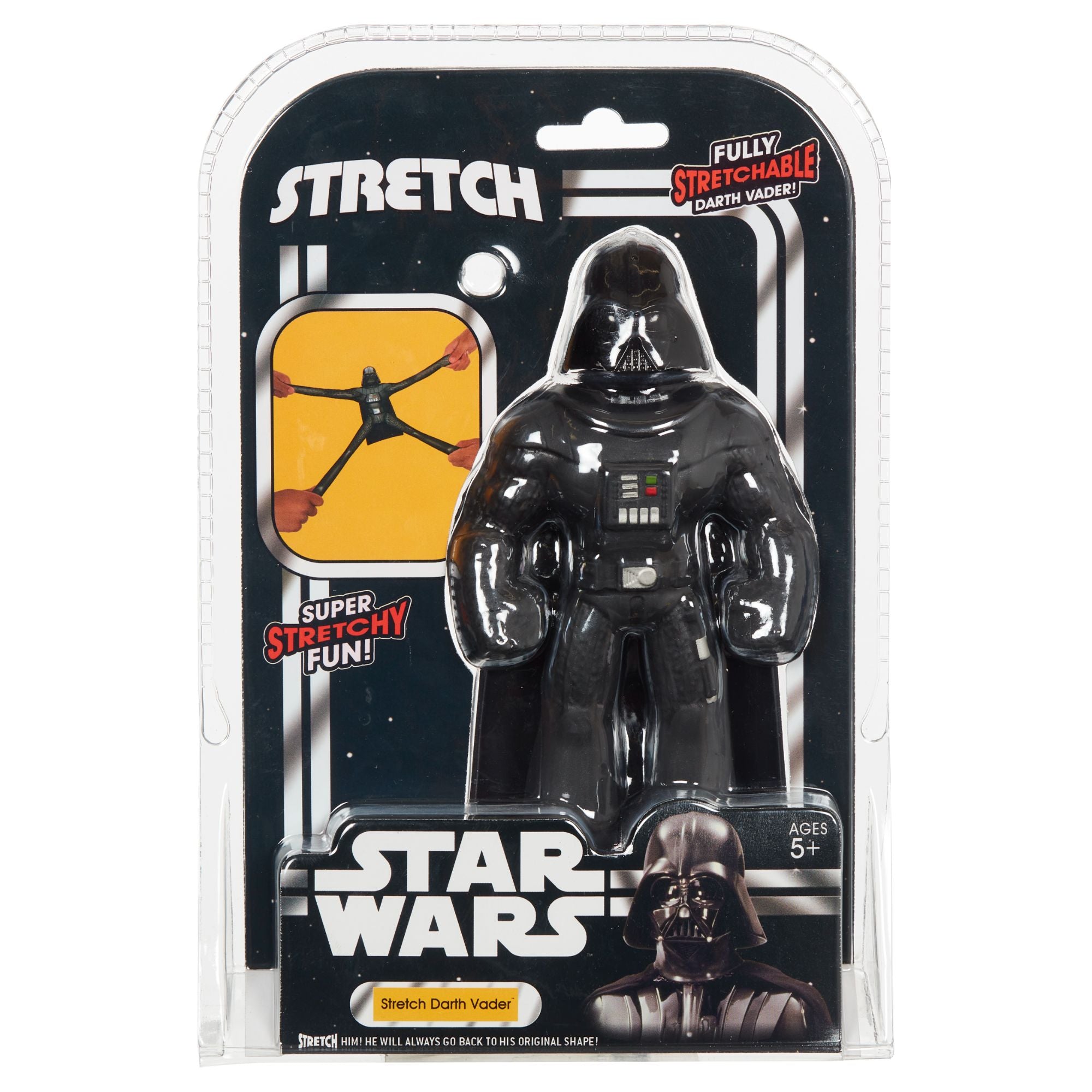 Super Stretchable Star Wars Collectible - Stretch Darth Vader Mini Figure for Kids