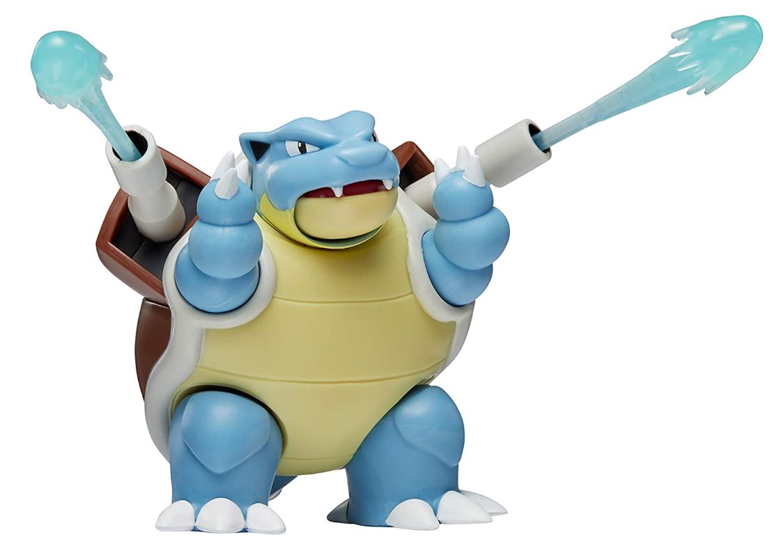 4.5 - inch Authentic Pokémon Battle Feature Figure - Blastoise