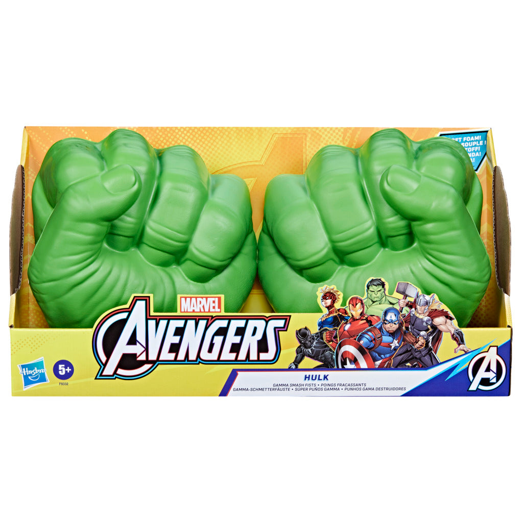 Soft Foam Avengers Hulk Gamma Smash Fists for Kids Aged 5 and Up