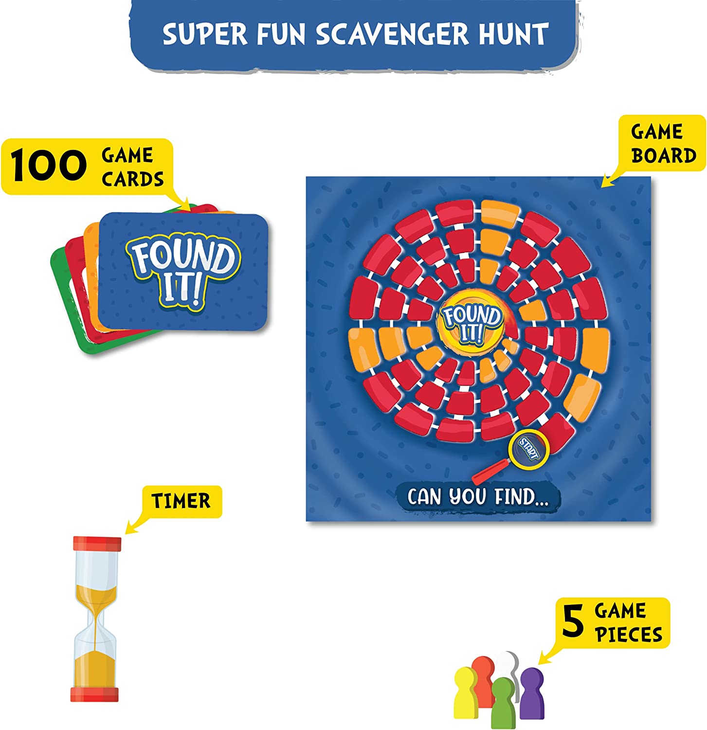 Skillmatics Exciting 'Found It!' Educational Board Game for Kids