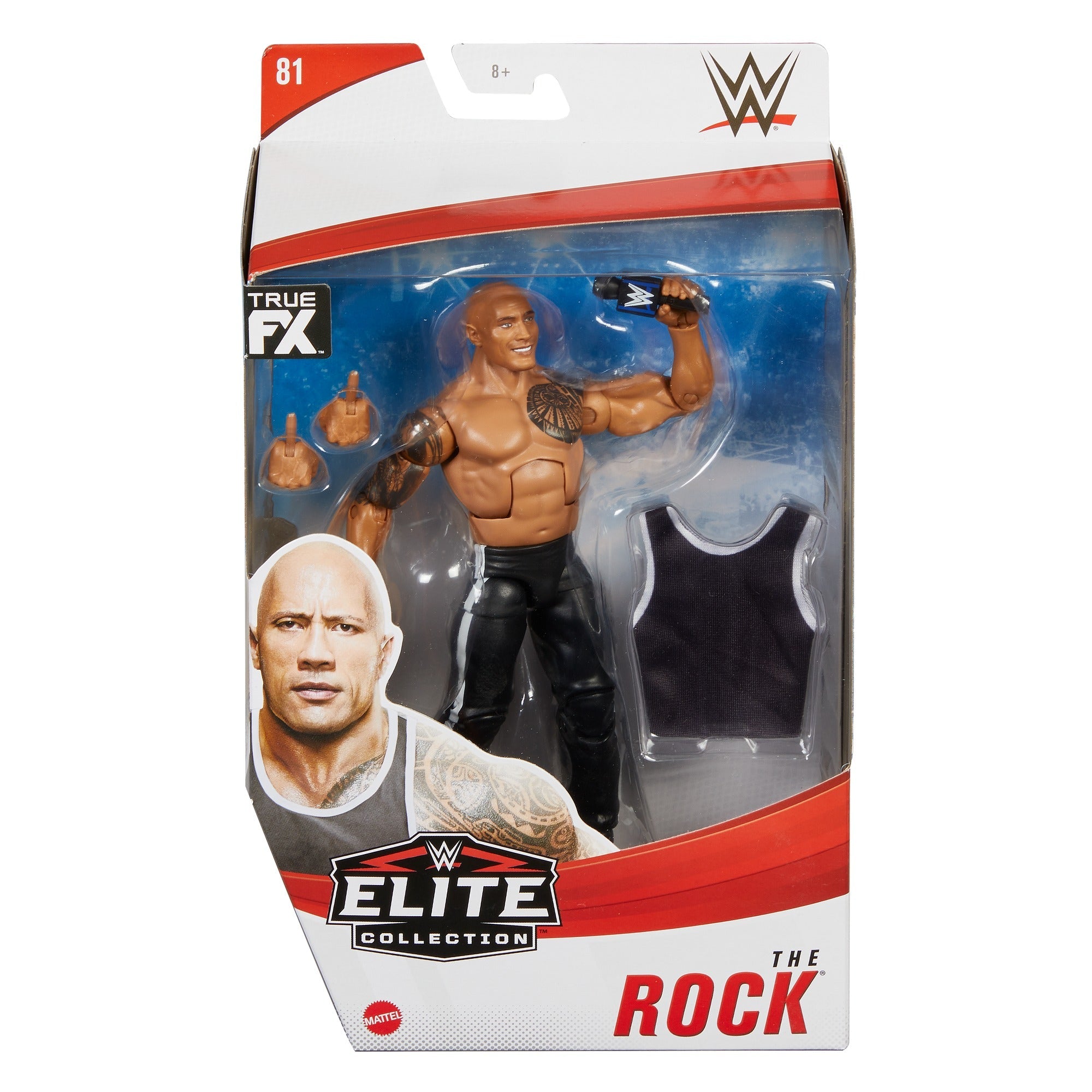 Hot Sale! WWE Elite Collection Series 81 Action Figure - The Rock for Fans and Collectors