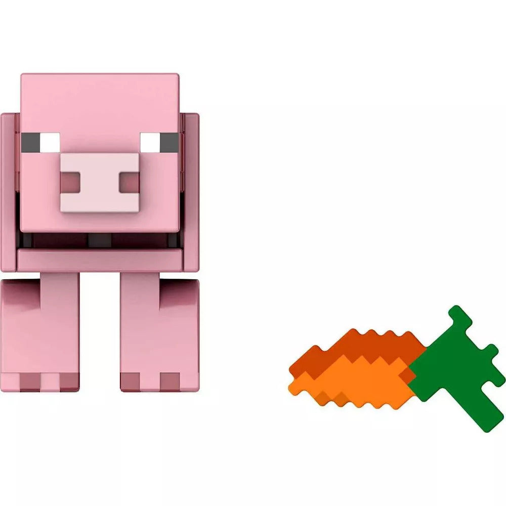 Hot Sale! 8.25cm Minecraft Action Figure - Pigs with Build - A - Portal Piece