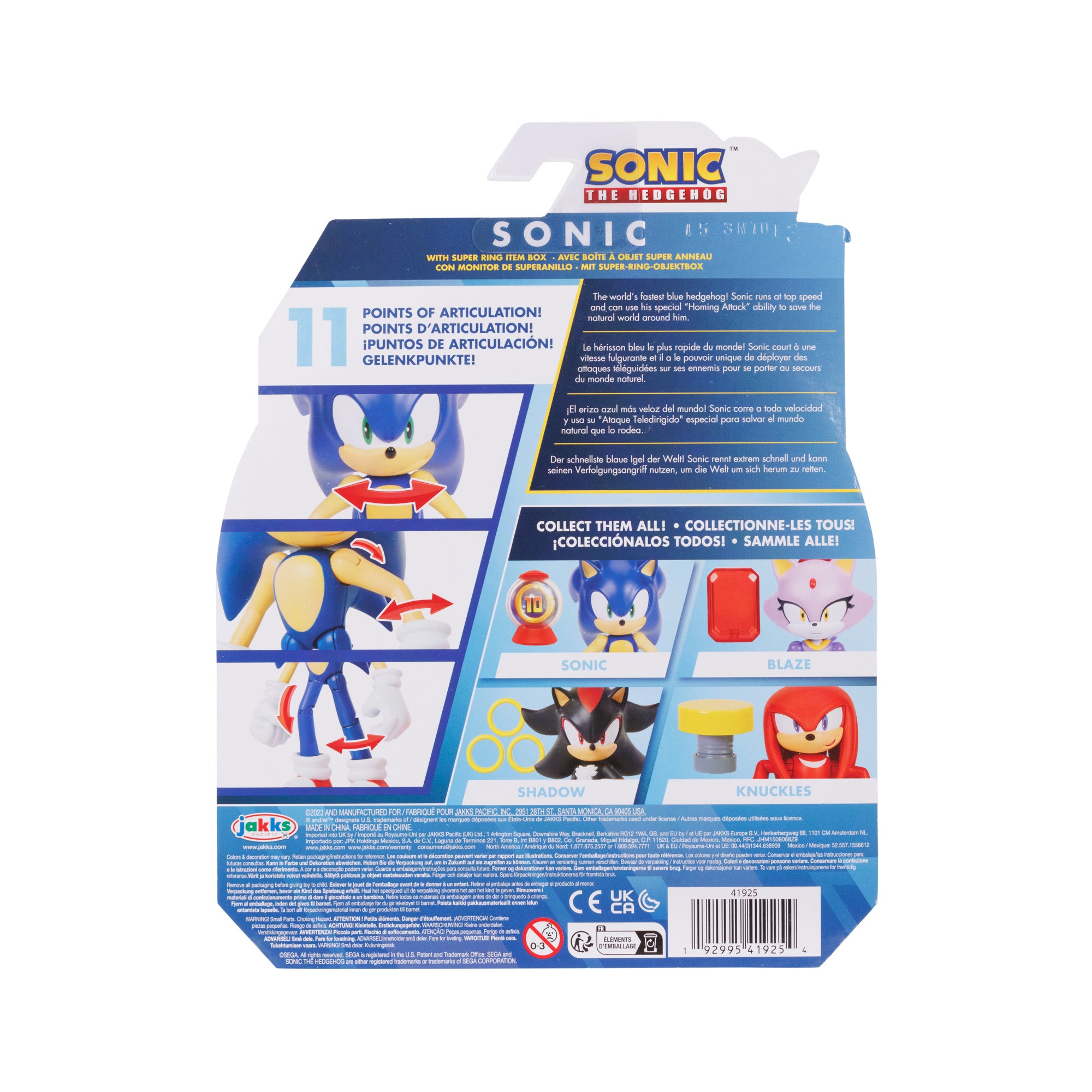 Hot Sale! 4-Inch Articulated Modern Sonic Figures from Sonic Collection