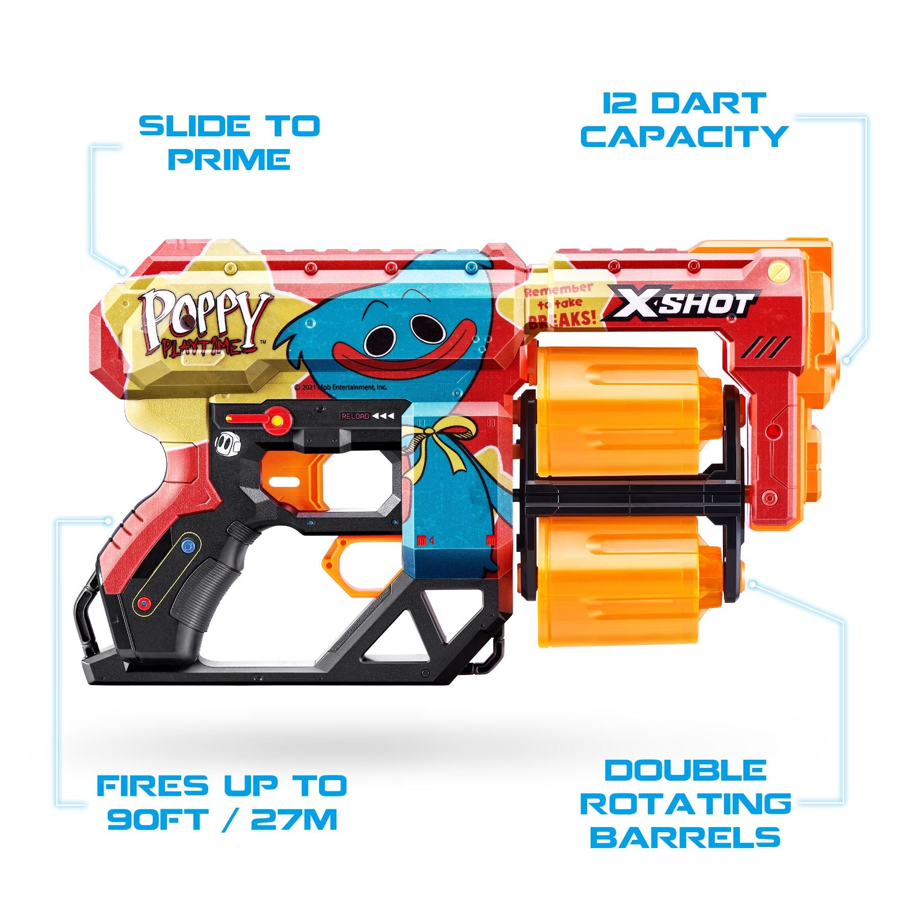 Hot! ZURU X Shot Skins Dread - Poppy Playtime Fun