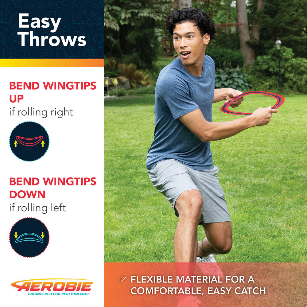 Hot Deal! Aerobie Red Pro Blade - Self - Leveling Throw Ring for All Ages