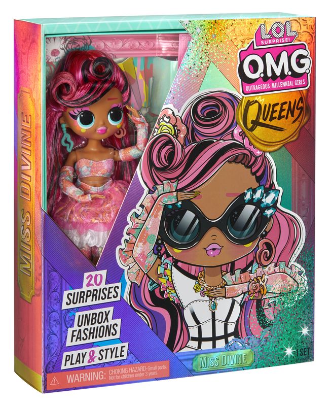 Hot! LOL Surprise O.M.G. Queens Doll - Miss Divine