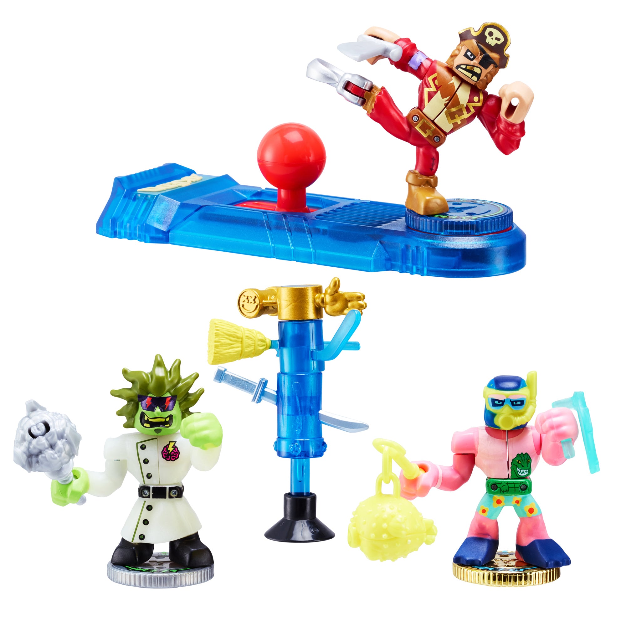 Akedo Ultimate Arcade Warriors Captain Fantomu Starter Pack for Action - Loving Kids
