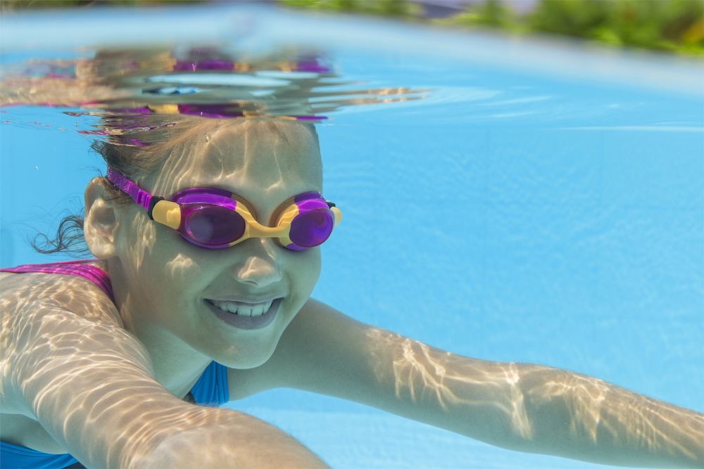 Bestway Lightning Pro Swimming Goggles - Assorted Styles for Kids Aged 7+