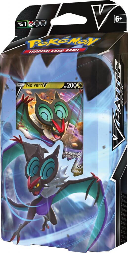 Hot! Pokemon TCG Rayquaza & Noivern V Assorted Battle Decks