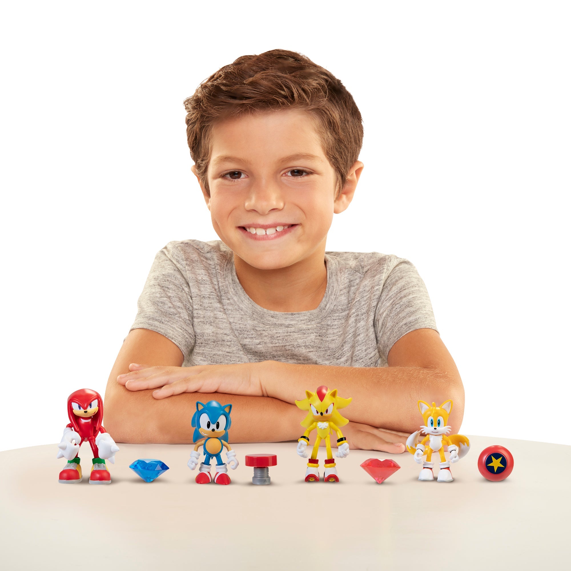 12cm Articulated Sonic The Hedgehog Figure - Knuckles, Perfect for Fans