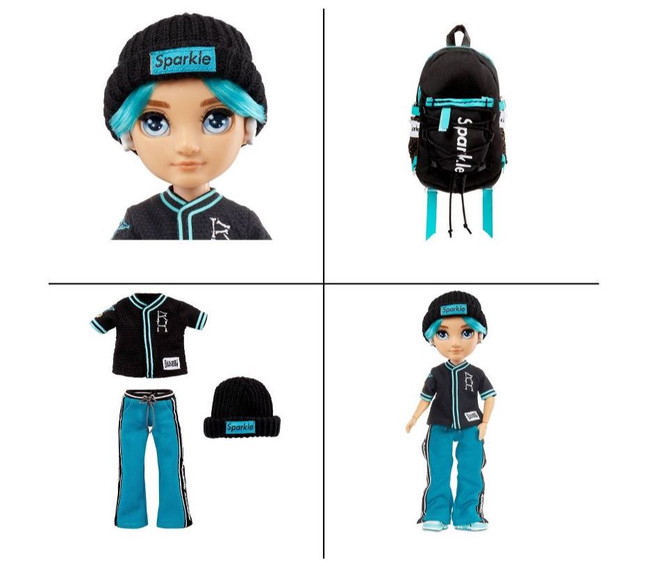 Rainbow High Junior High Fashion Doll Series 2 - 9 - inch Teal River Kendall Doll