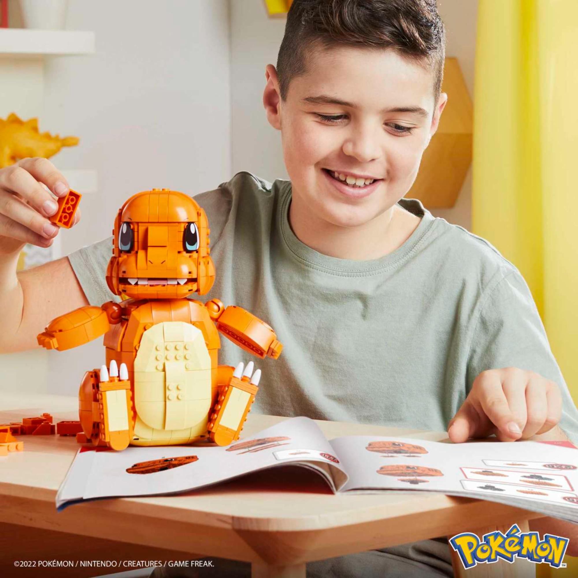 MEGA Jumbo Buildable Standard Charmander for Pokémon Fans