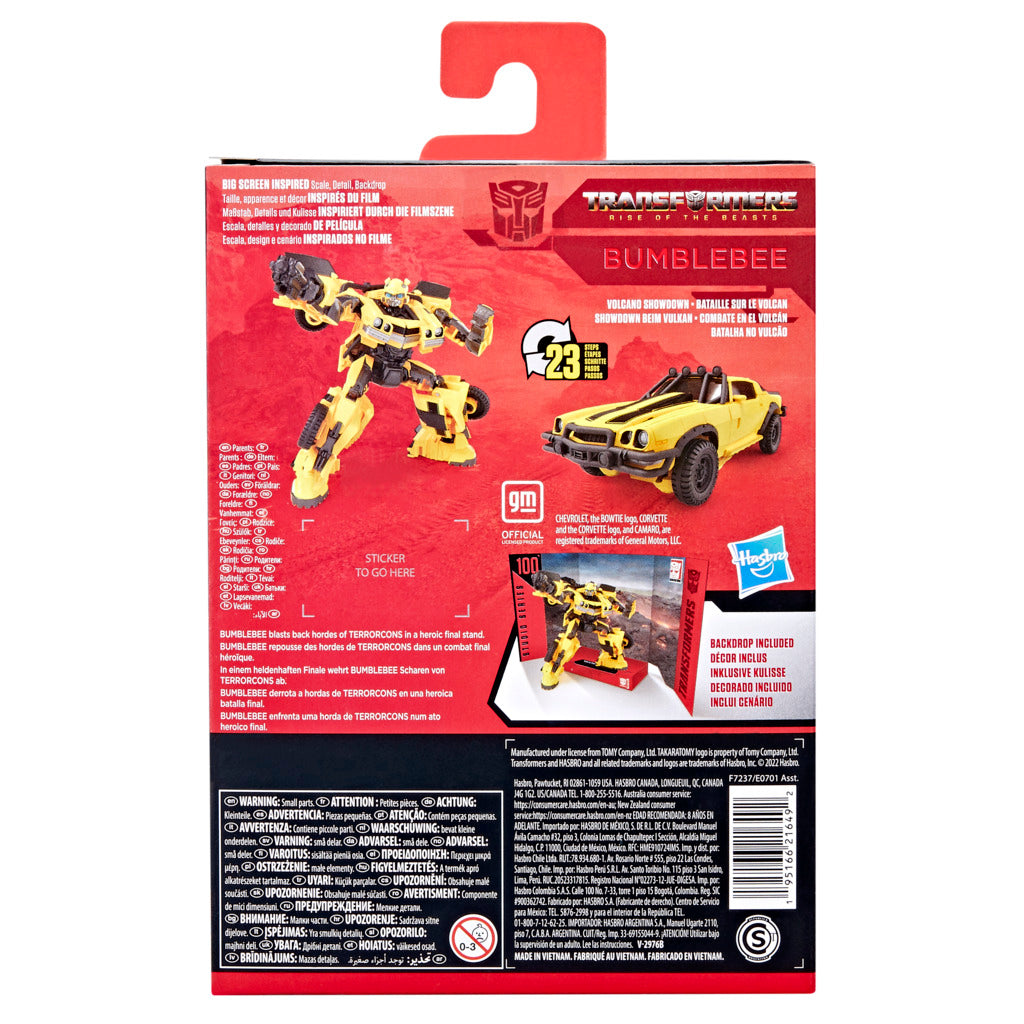 Hot Deal! Transformers Studio Series 100 Deluxe Bumblebee Action Figure