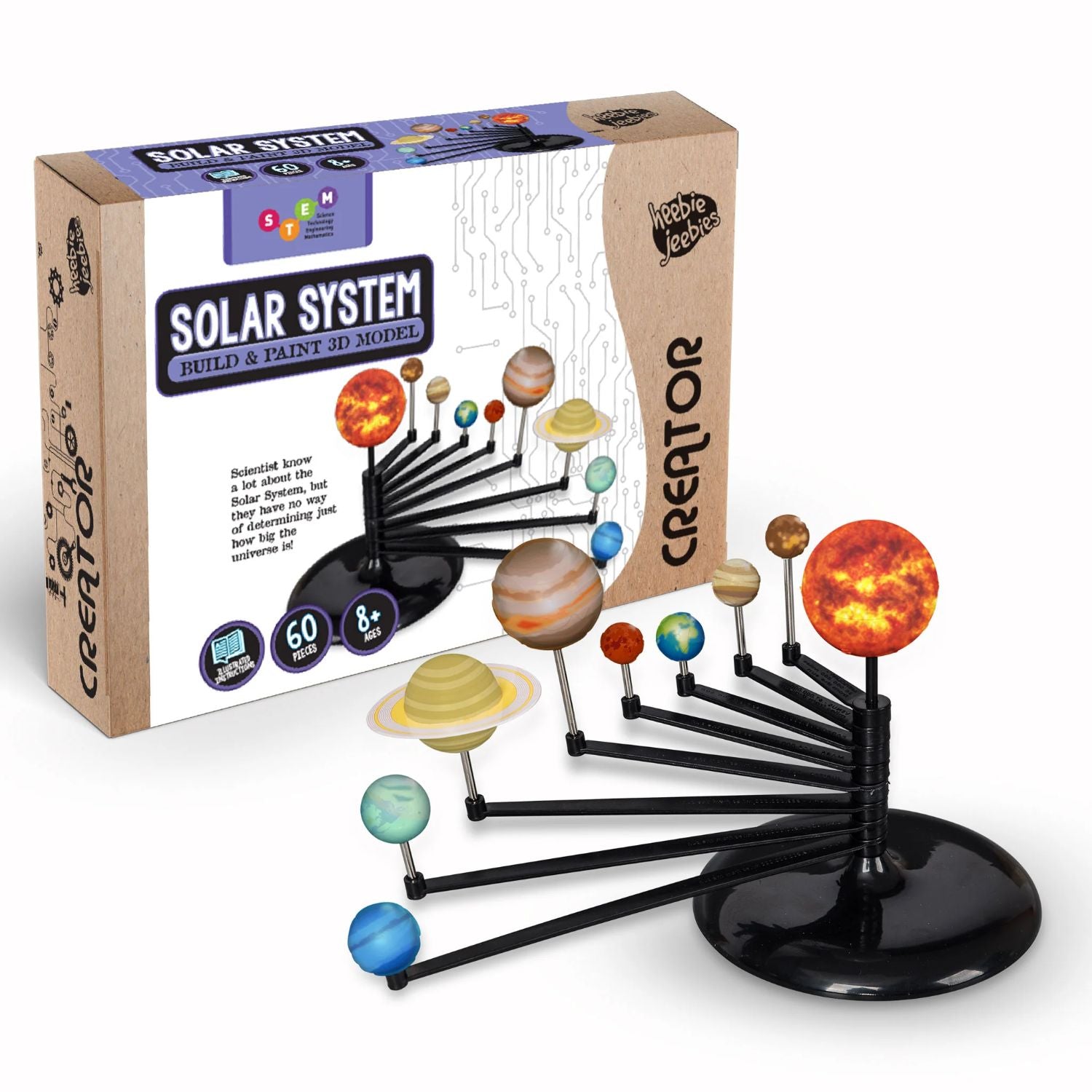 Solar System Planetarium Kit: Assemble & Paint Your Own!