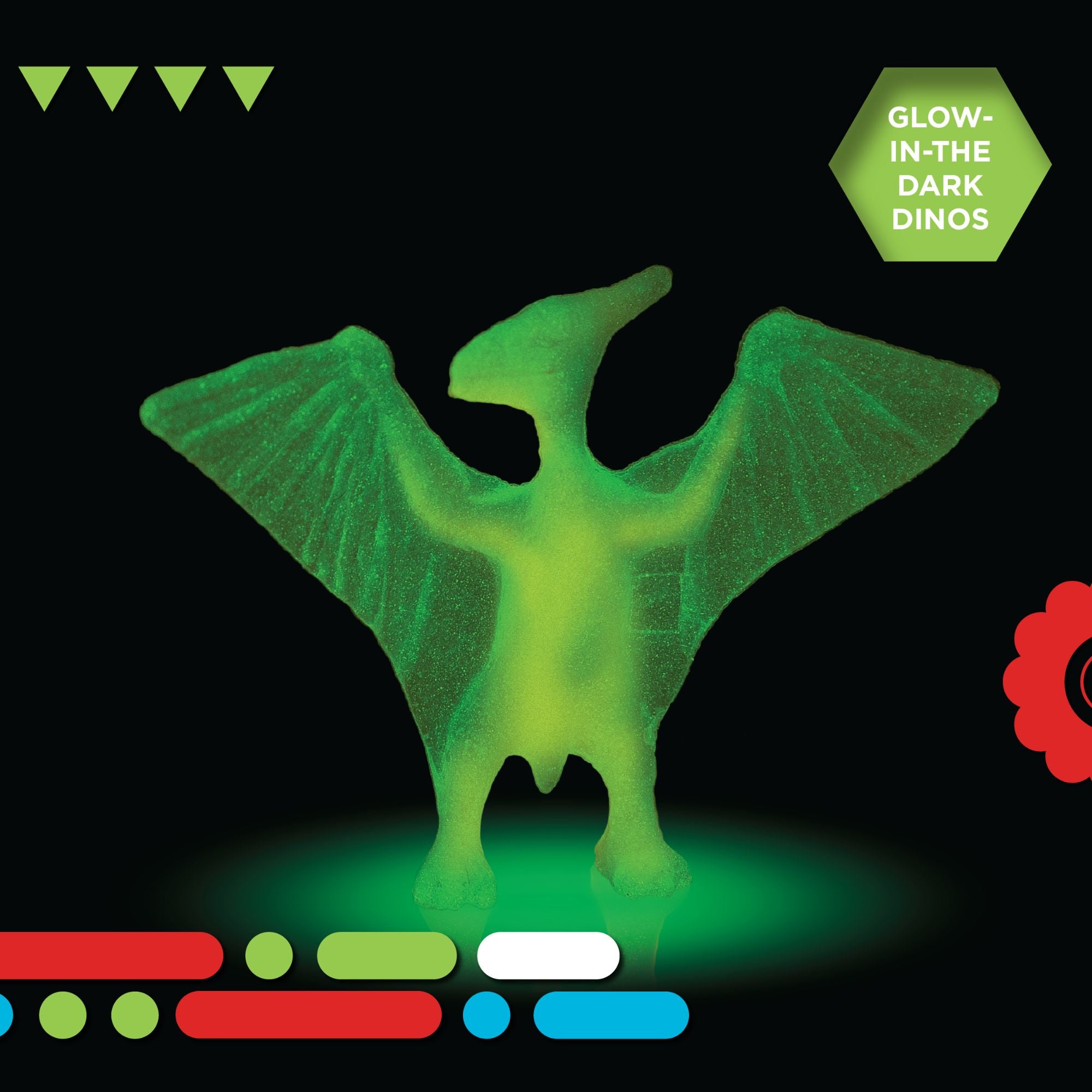 6-Pack Discovery Kids Glow-in-the-Dark Dino Excavation Eggs