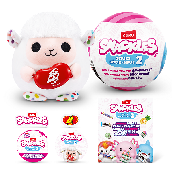ZURU Snackles Small Plush Toys S2 - Assorted Adorable Styles, Must - Collect!