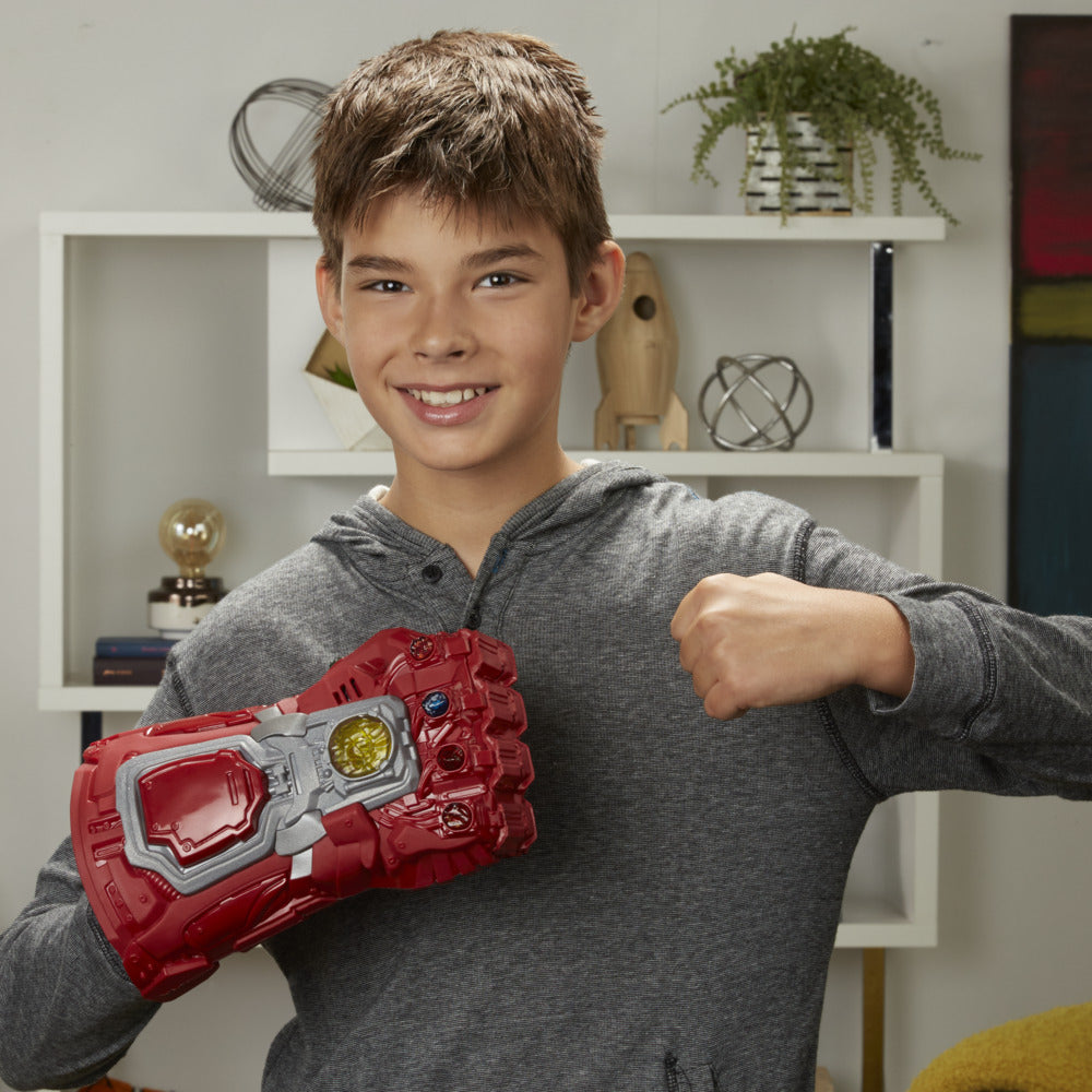 Hot! Avengers Red Electronic Infinity Gauntlet