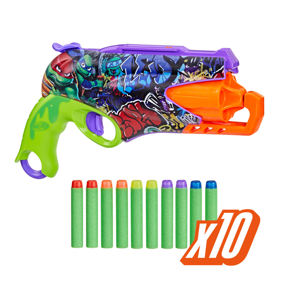 NERF Elite Ink Teenage Mutant Ninja Turtles 5 - Dart Rotating Barrel Blaster