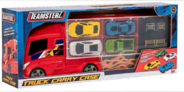 Teamsterz Truck Storage Carry Case - Ideal for Toy Car Collection