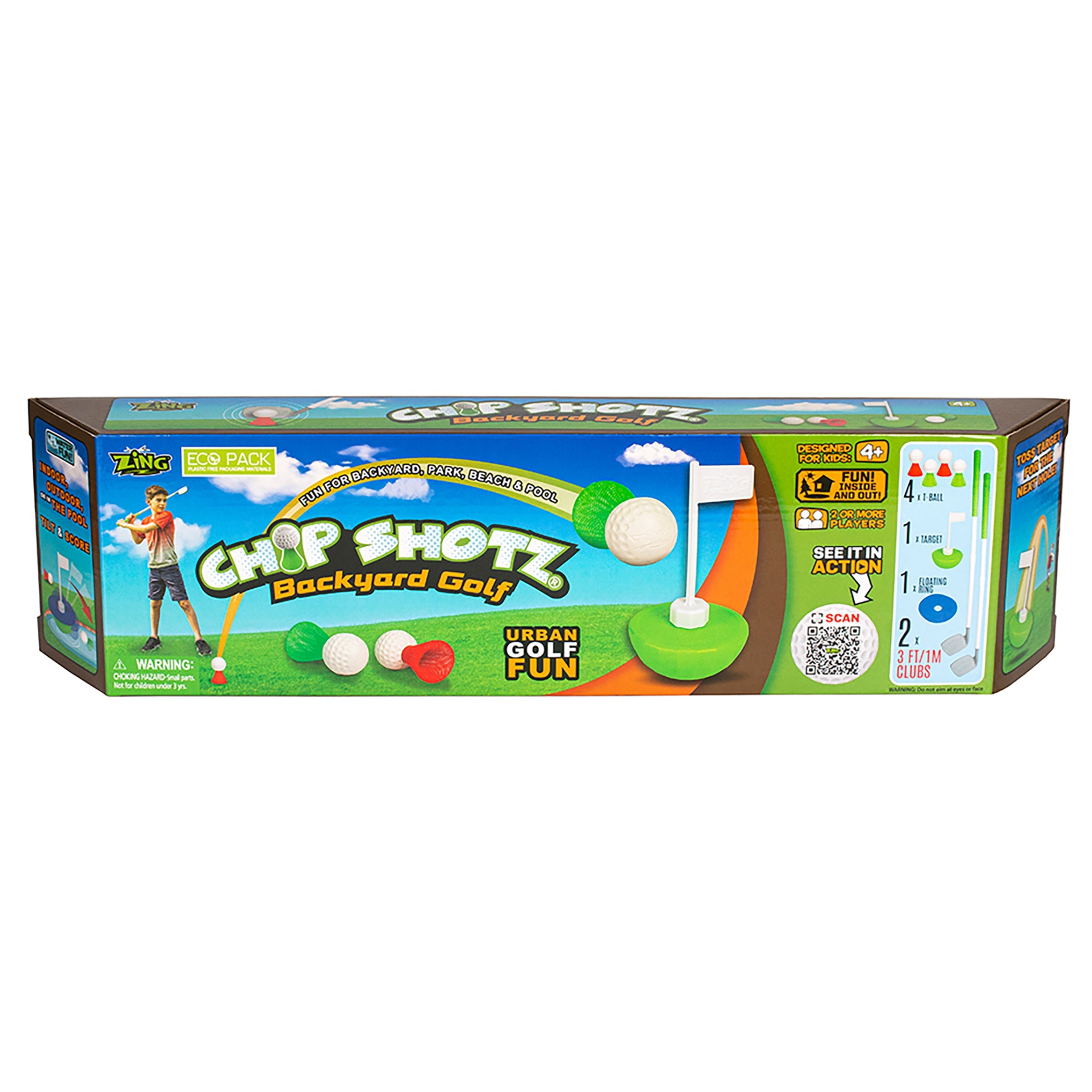 Zing Fun - Chip Shotz Backyard Golf Set for All Ages