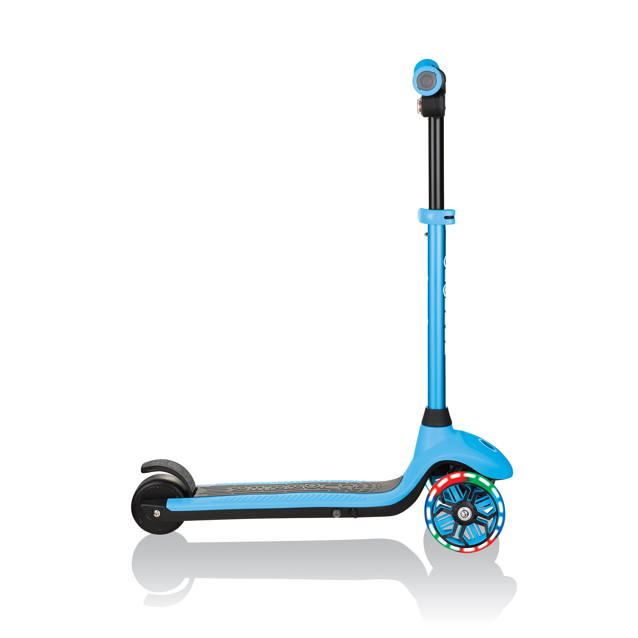 Hot Deal! Globber One K E-Motion 4 Plus Sky Blue Electric Scooter for Kids