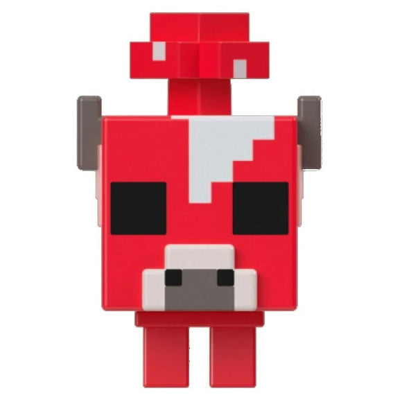 Hot! Minecraft Red Mooshroom Mob Head Mini Figure
