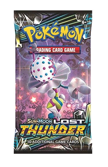 Hot Deal! Pokemon Trading Card Game Sun And Moon Lost Thunder Booster Packs
