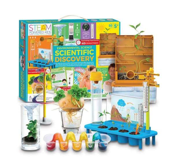 4M Award - winning Environmental Science Scientific Discovery Kit for Ages 5+ with Over 40 Projects
