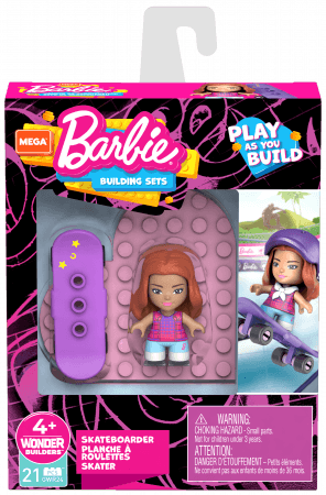 Hot! Barbie Skateboarder Building Sets
