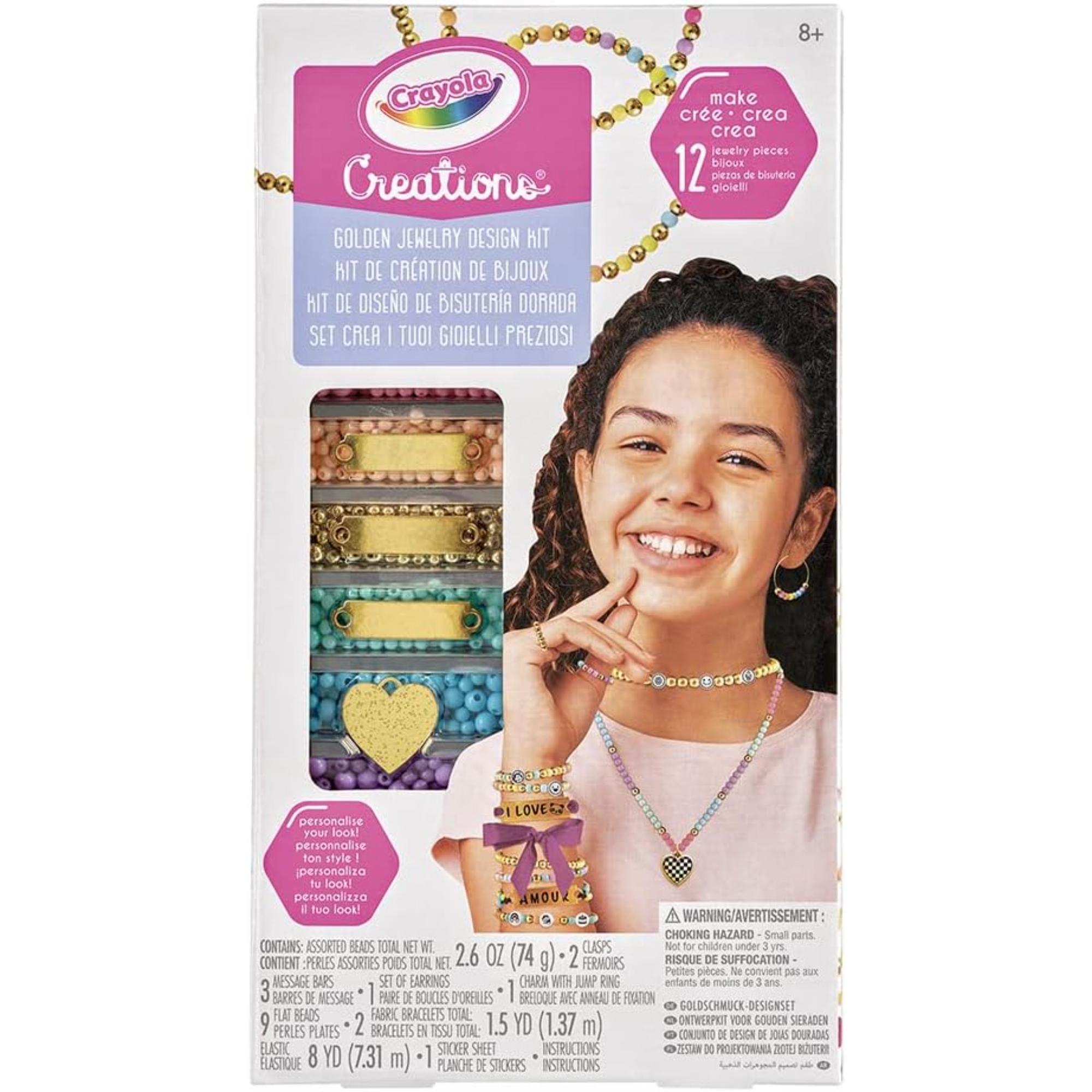 Hot Sale! Crayola Golden Jewelry Creation Kit for Creative Design