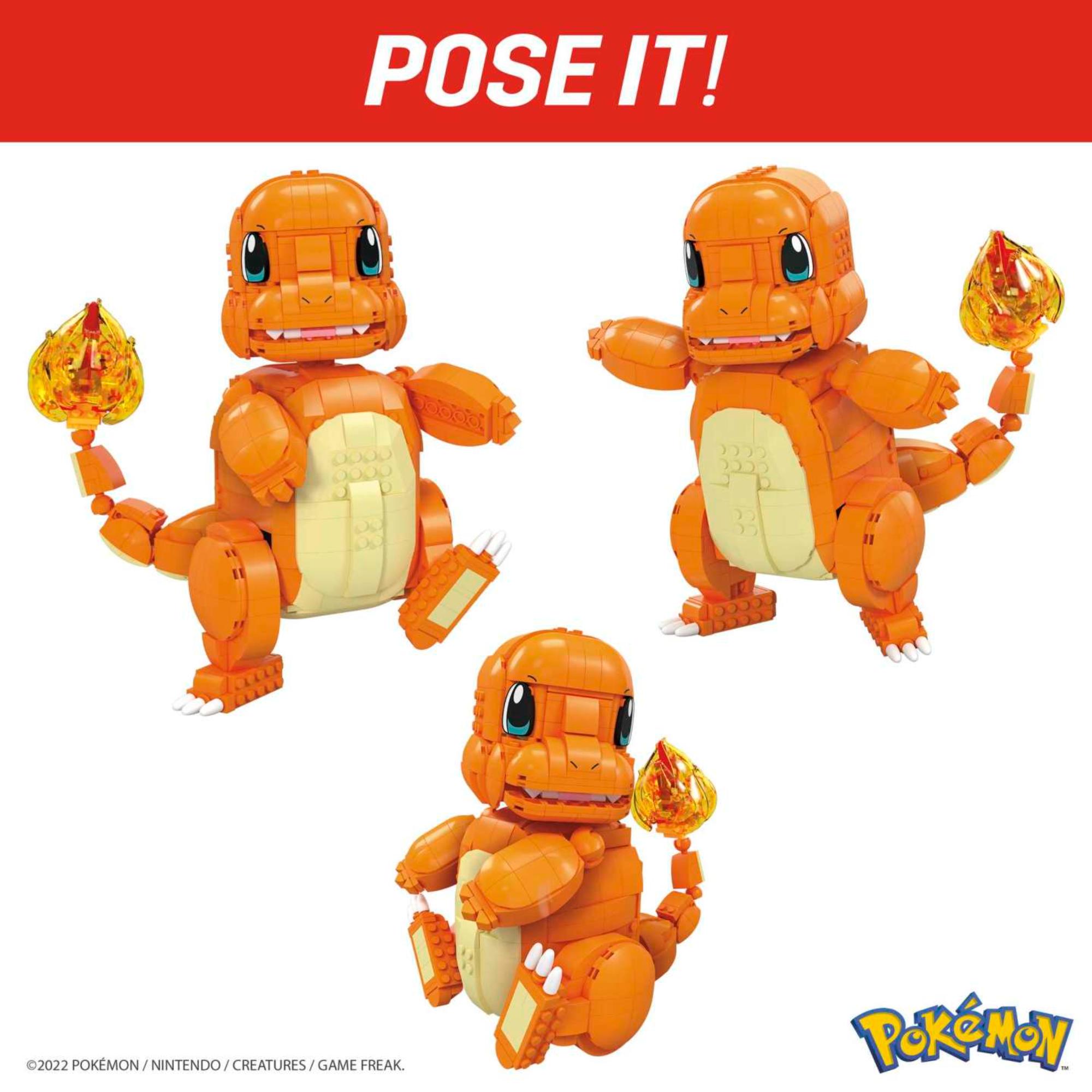 MEGA Jumbo Buildable Standard Charmander for Pokémon Fans
